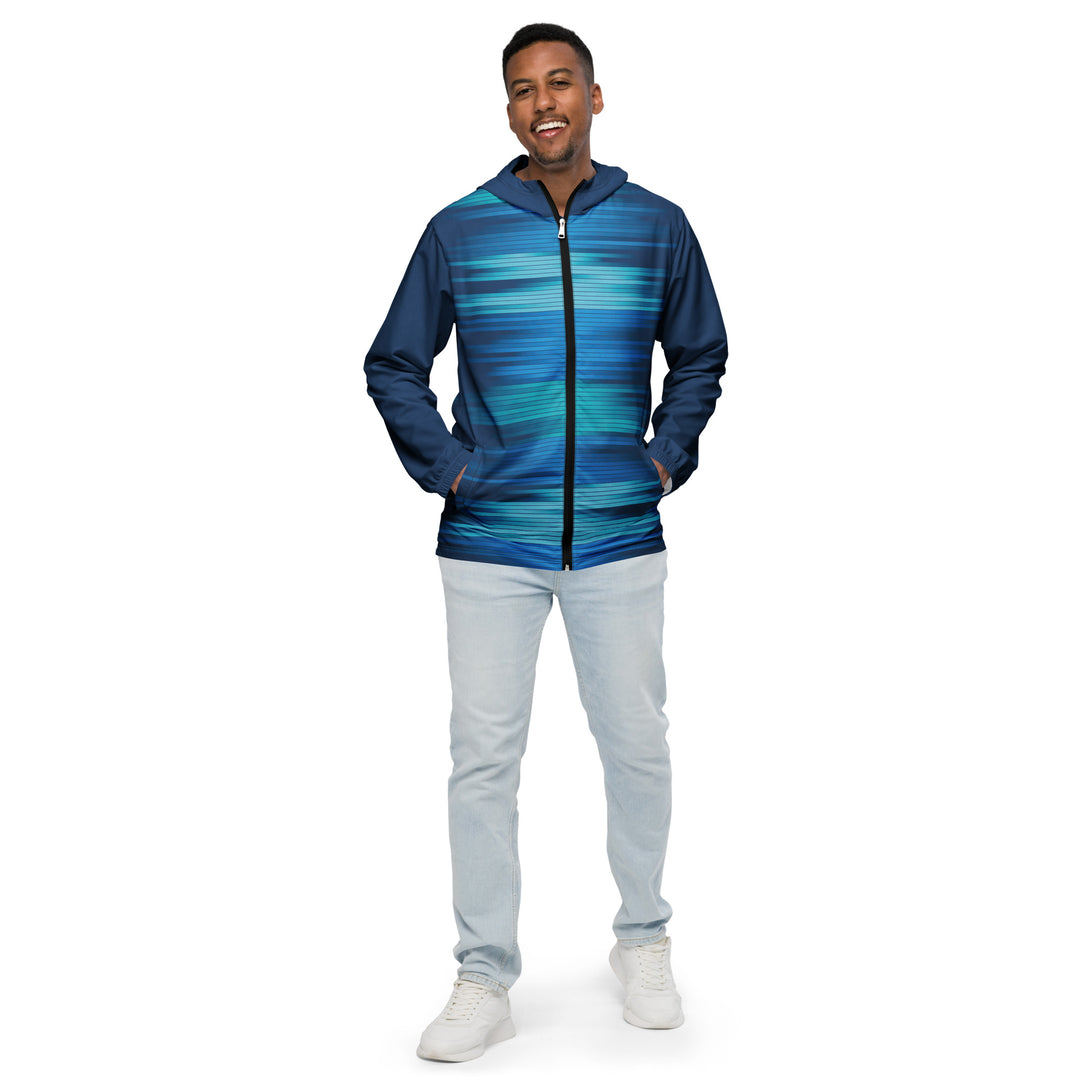 Men’s Windbreaker - Blue Mirage