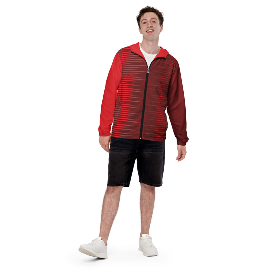 Men’s Windbreaker - Red Code