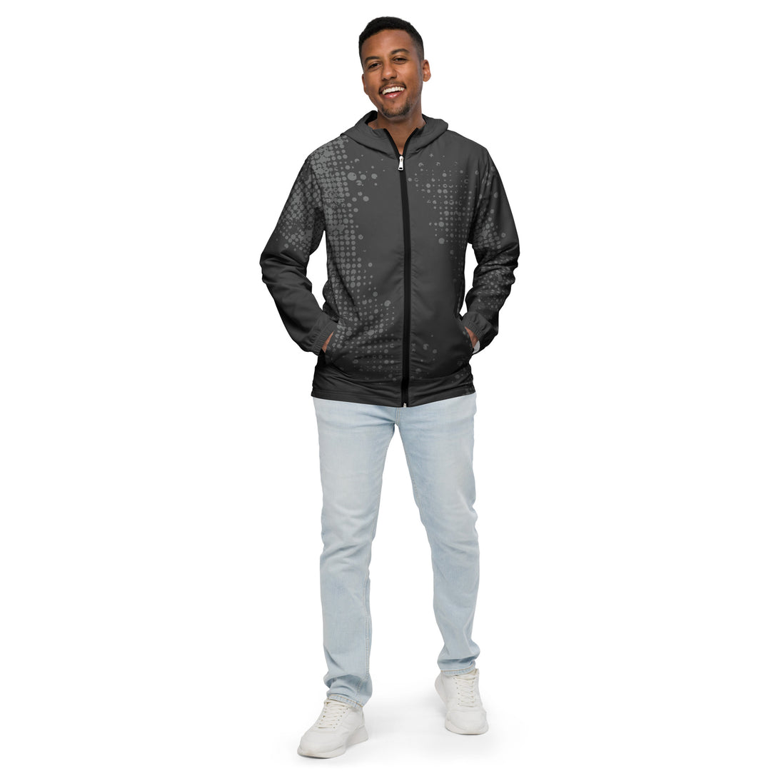 Men’s Windbreaker - Grey Points