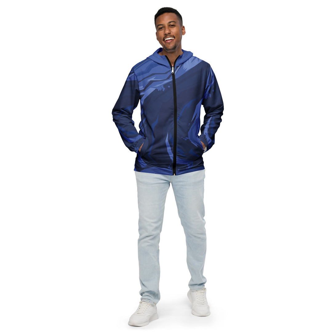 Men’s Windbreaker - Blue Wave