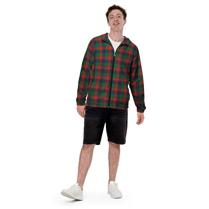 Men’s Windbreaker - Blue-Green Tartan