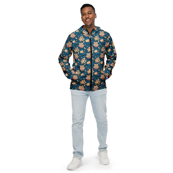 Men’s Windbreaker - Blue Owl