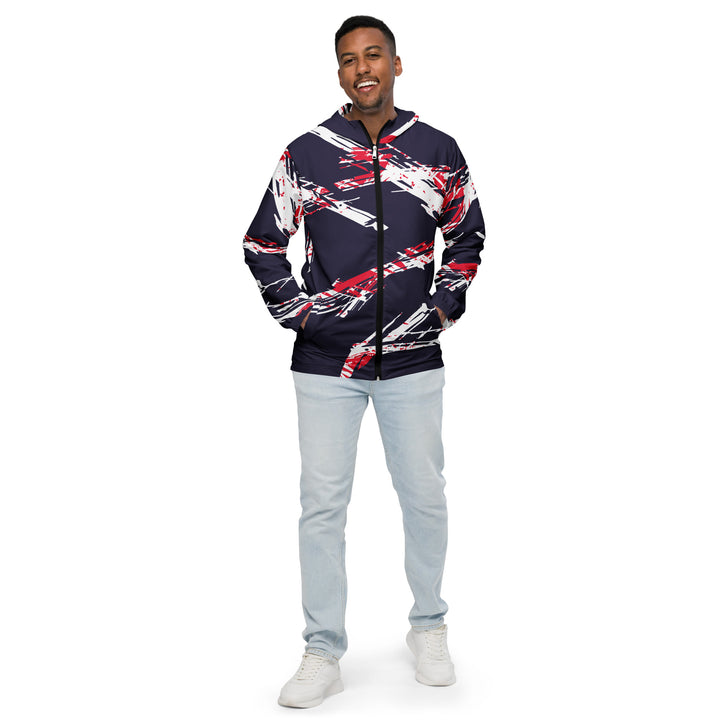 Men’s Windbreaker - Blue-White Whip