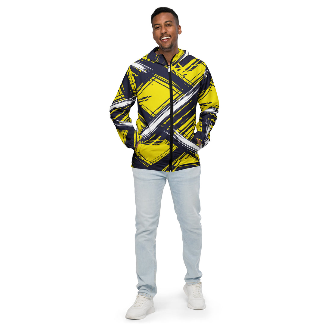 Men’s Windbreaker - Yellow-Black Signal