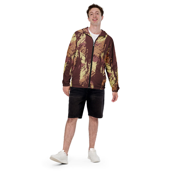 Men’s Windbreaker - Brown Cover