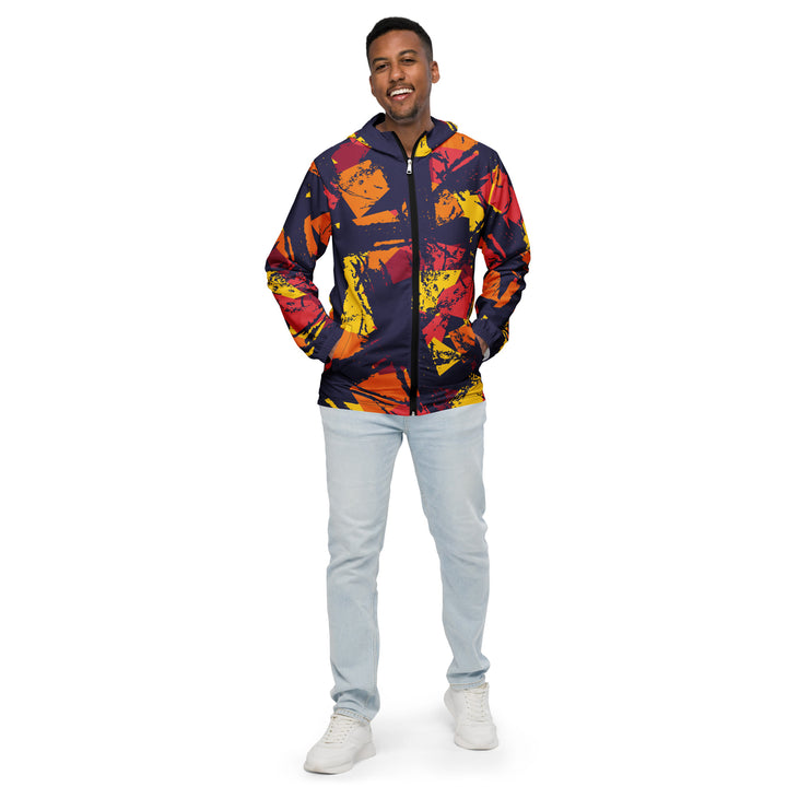 Men’s Windbreaker - Purple-Red Mix