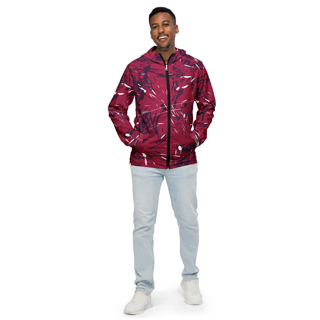 Men’s Windbreaker - Red Roll