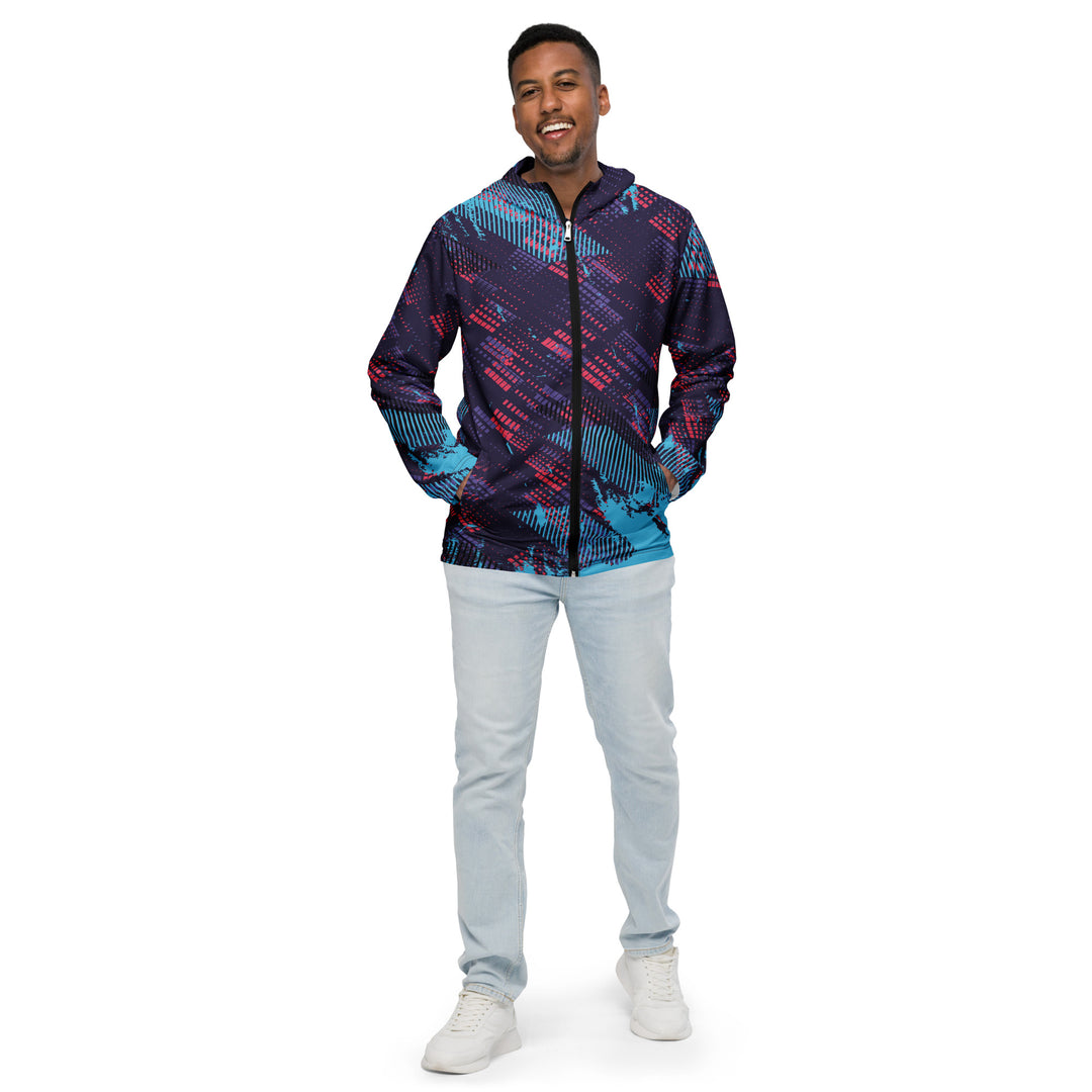 Men’s Windbreaker - Purple-Blue Invasion