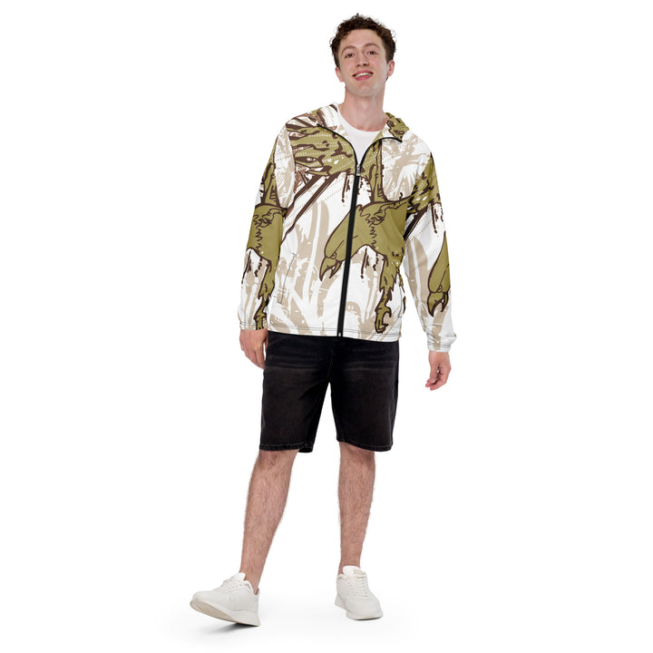 Men’s Windbreaker - Beige Eagle