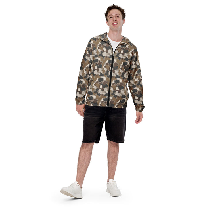 Men’s Windbreaker - Brown Camouflage