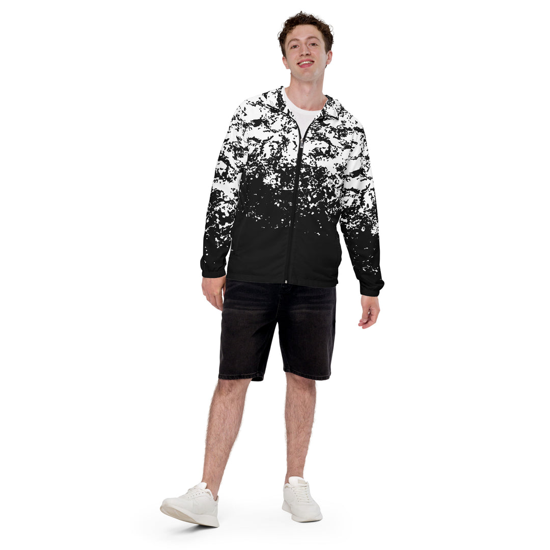 Men’s Windbreaker - Black-White Fall