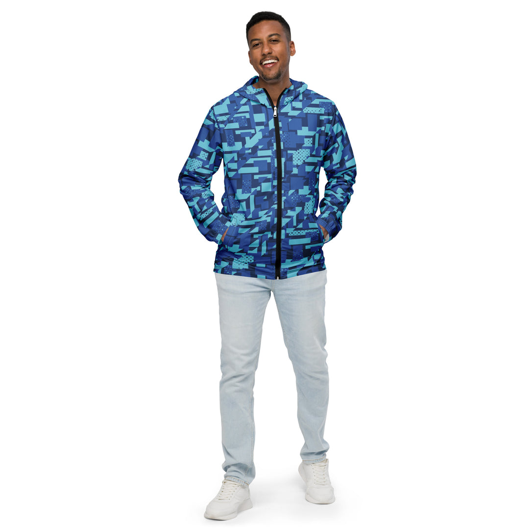 Men’s Windbreaker - Blue Industry