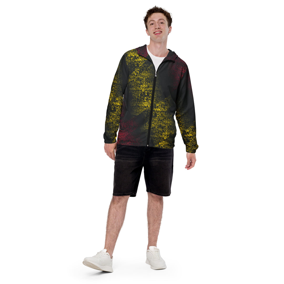 Men’s Windbreaker - Red-Yellow Winner