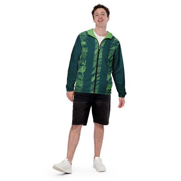 Men’s Windbreaker - Green Digital