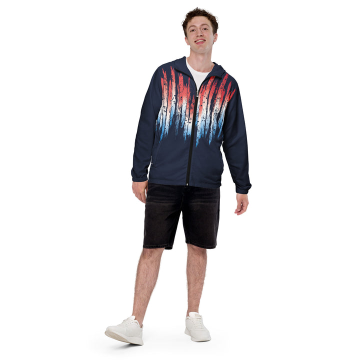 Men’s Windbreaker - Blue-Red Hope