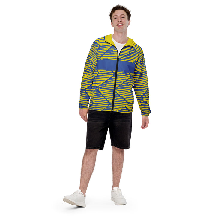 Men’s Windbreaker - Yellow-Blue Baron