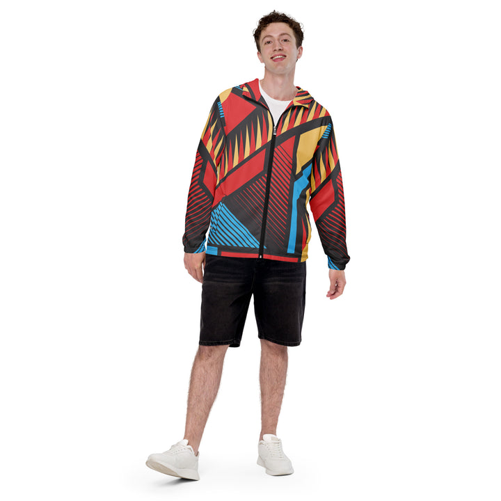 Men’s Windbreaker - Red-Blue Circus