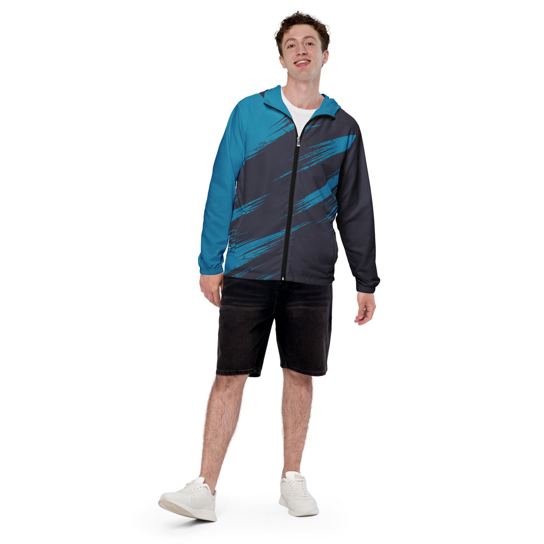 Men’s Windbreaker - Blue-Green Exchange