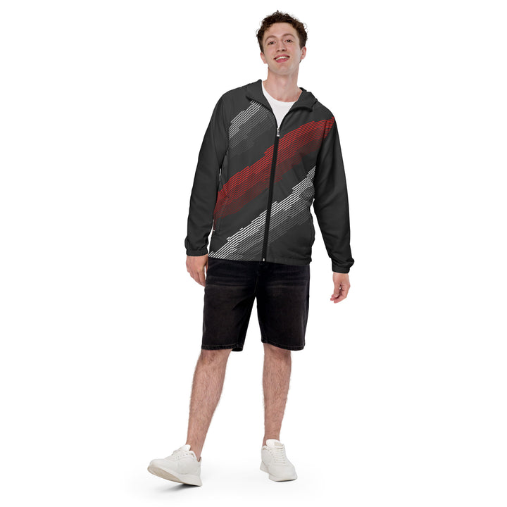 Men’s Windbreaker - Black-Red Award