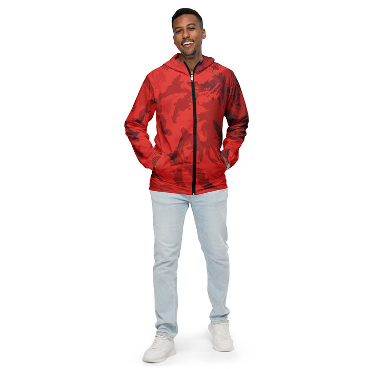 Men’s Windbreaker - Red Phoenix