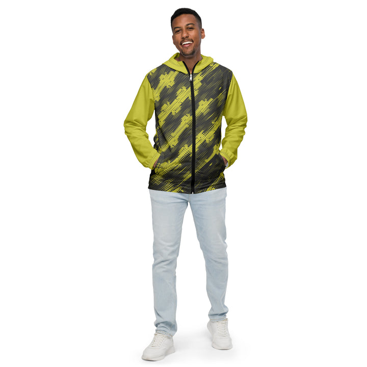 Men’s Windbreaker - Yellow-Grey Newcomer