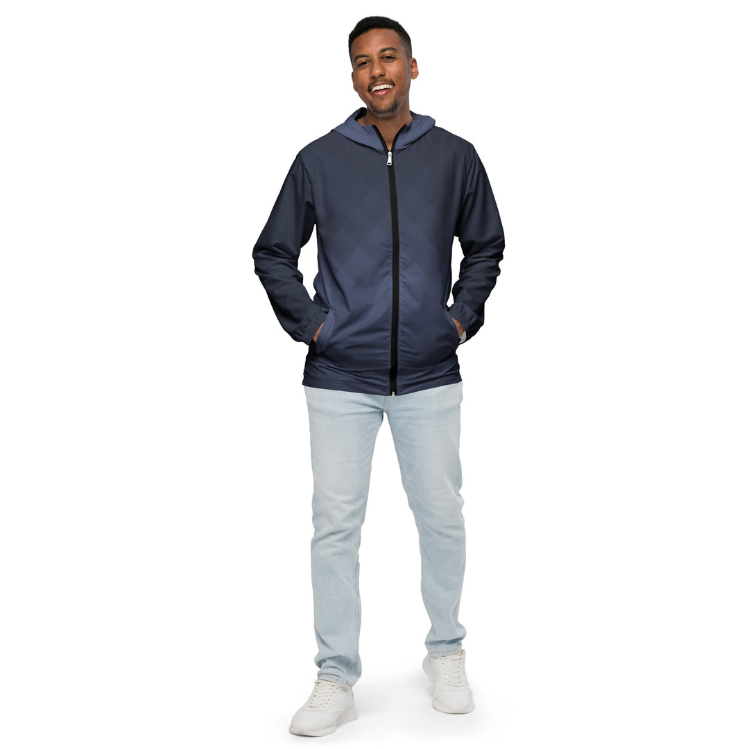 Men’s Windbreaker - Grey-Blue Player