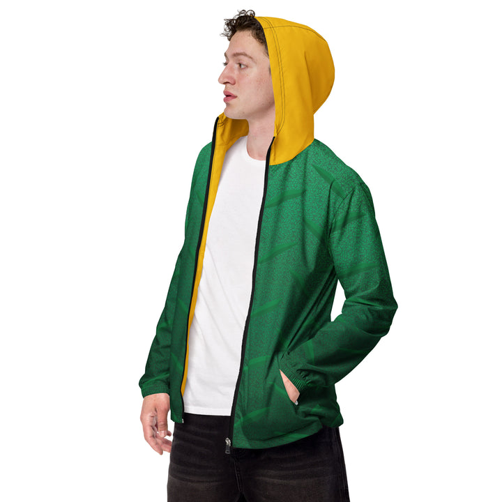 Men’s Windbreaker - Green-Yellow Metal