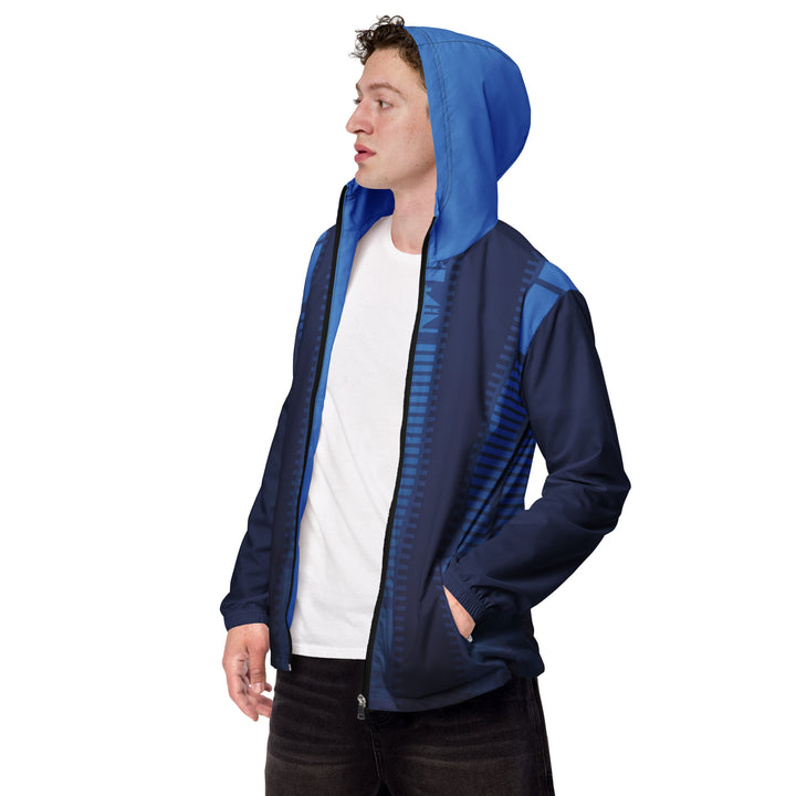 Men’s Windbreaker - Blue Ladder