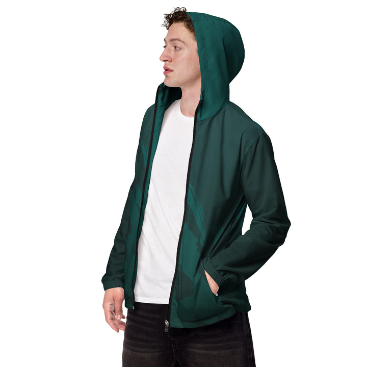 Men’s Windbreaker - Green Skull