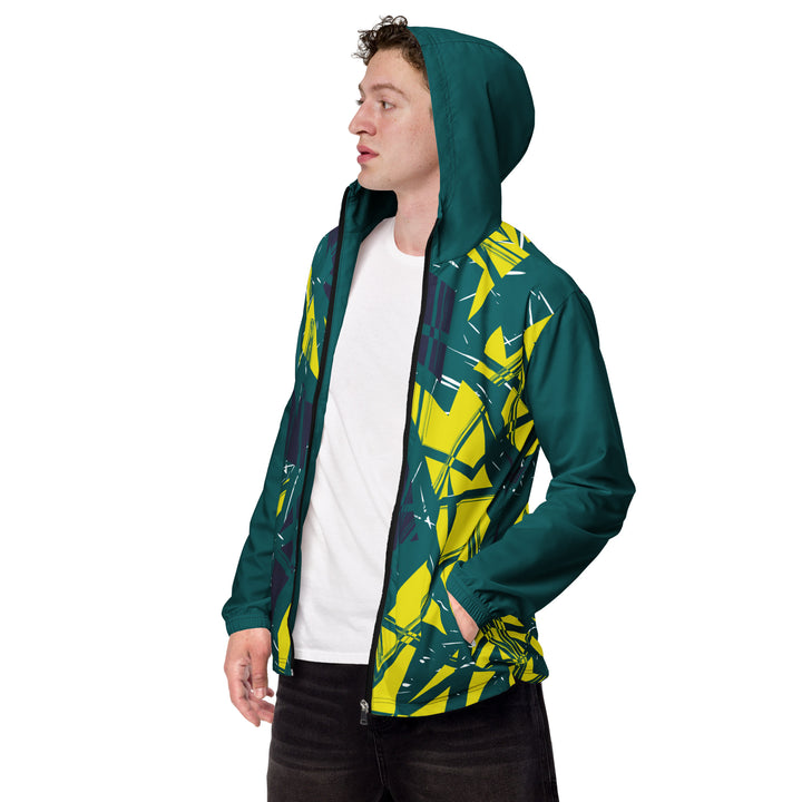 Men’s Windbreaker - Green-Yellow Tough