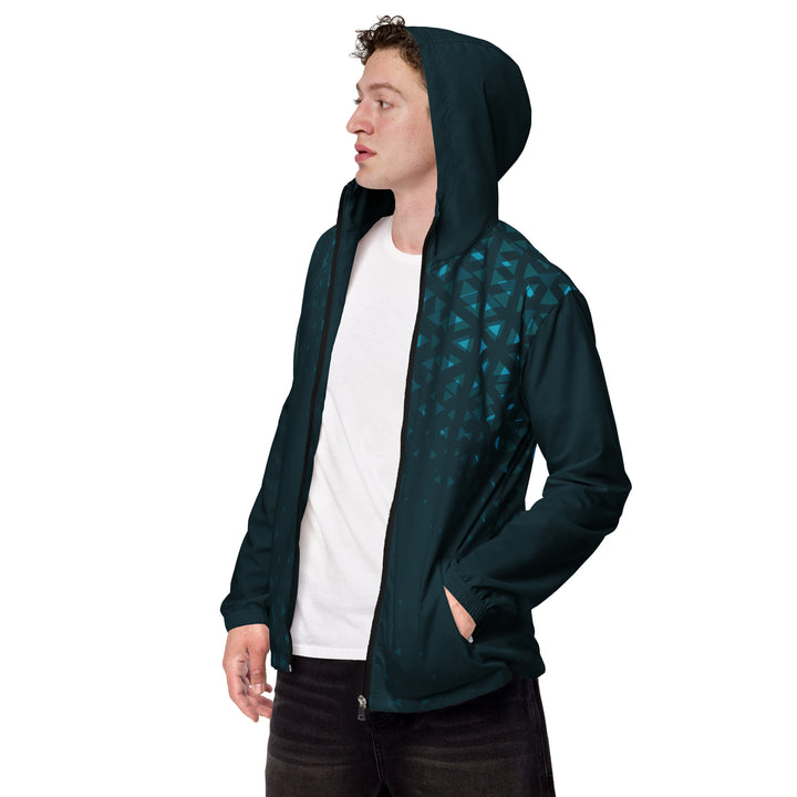 Men’s Windbreaker - Turquoise Shrink