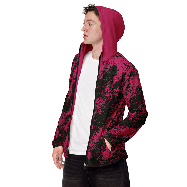 Men’s Windbreaker - Black-Pink Loader