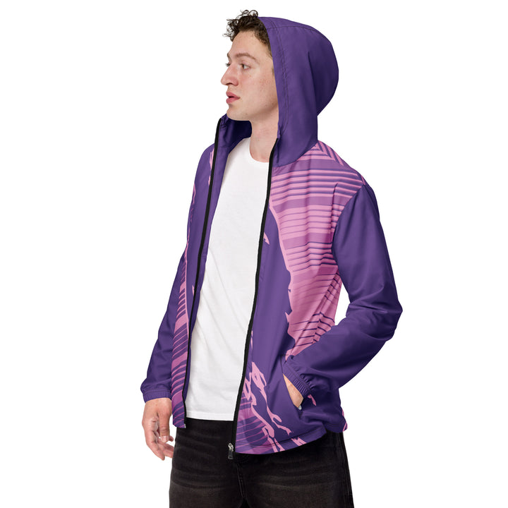 Men’s Windbreaker - Purple Tear