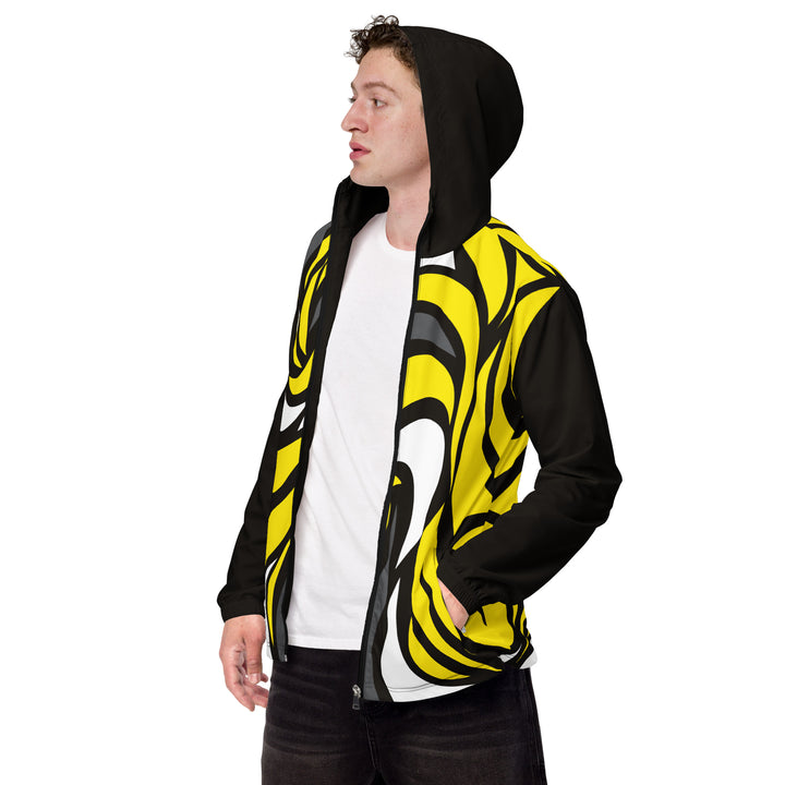 Men’s Windbreaker - Black-Yellow Dream