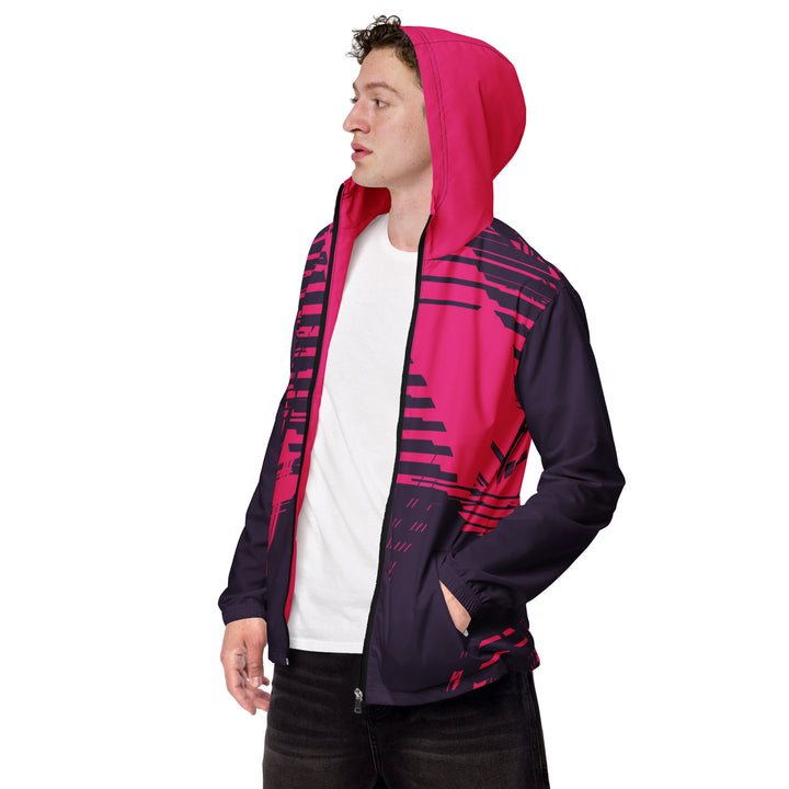 Men’s Windbreaker - Purple-Pink Trace