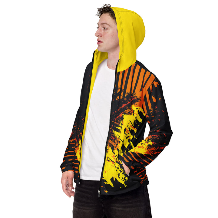 Men’s Windbreaker - Black-Yellow Walk