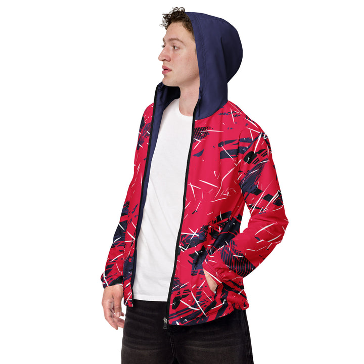 Men’s Windbreaker - Red-Purple Blaze