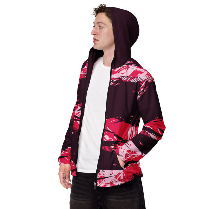 Men’s Windbreaker - Pink Spear