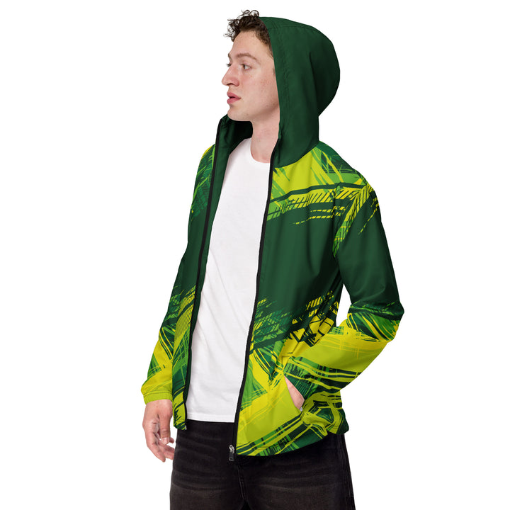 Men’s Windbreaker - Green Orbit