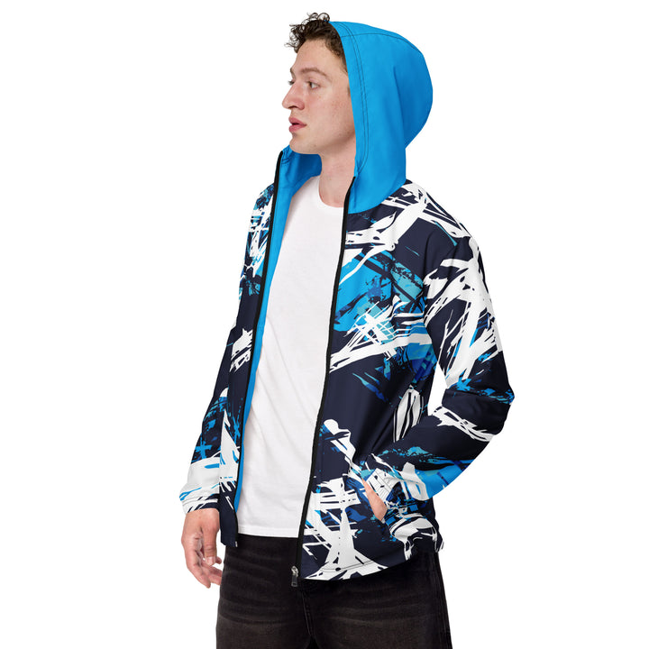 Men’s Windbreaker - Blue-White Bonus