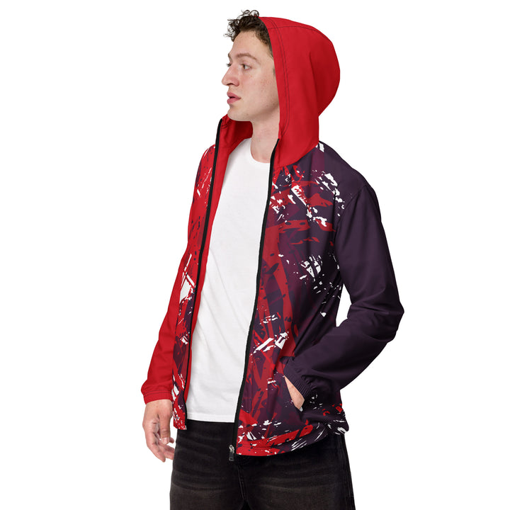 Men’s Windbreaker - Red-White Extreme