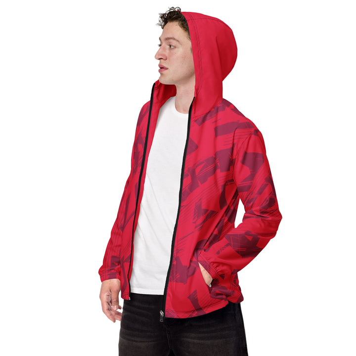 Men’s Windbreaker - Red Levels