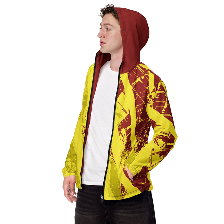 Men’s Windbreaker - Yellow-Red Cover