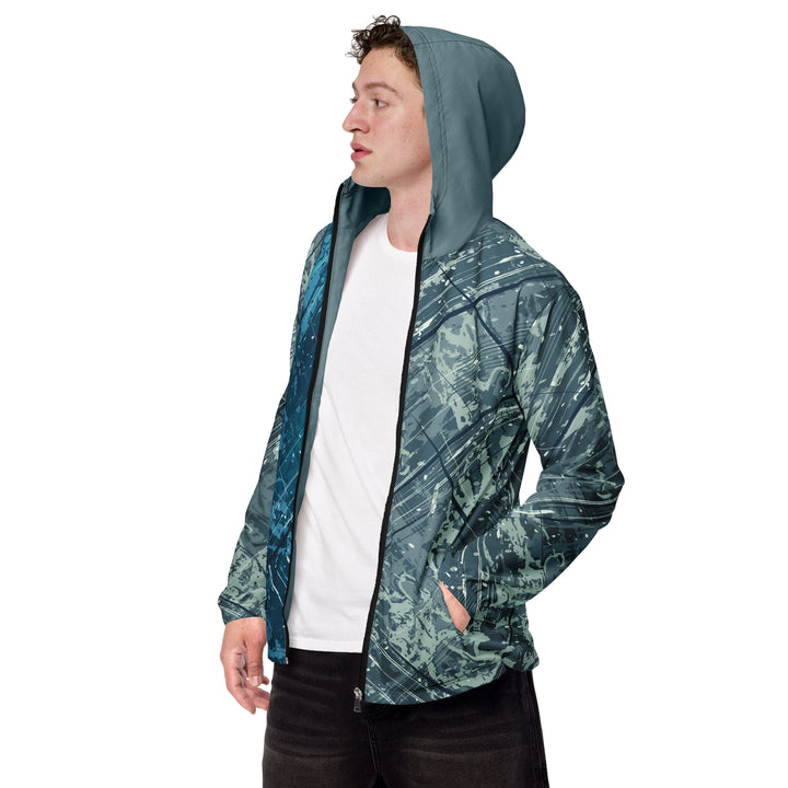 Men’s Windbreaker - Grey-Blue Cover