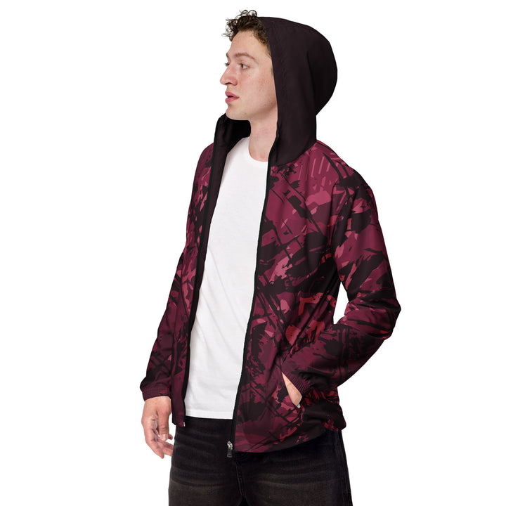 Men’s Windbreaker - Brown-Red Hint