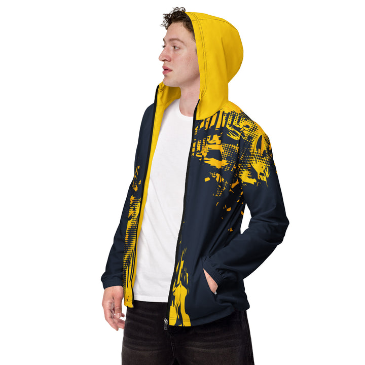 Men’s Windbreaker - Blue-Yellow Rapid