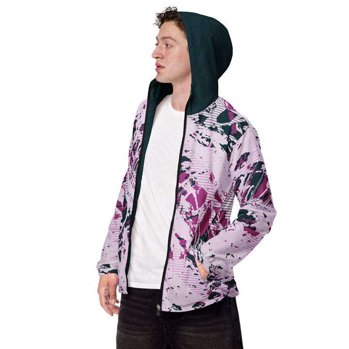 Men’s Windbreaker - Pink-Black Devour