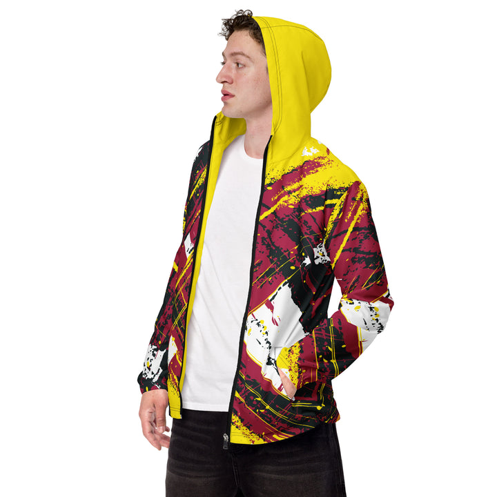 Men’s Windbreaker - Red-Yellow Emotion