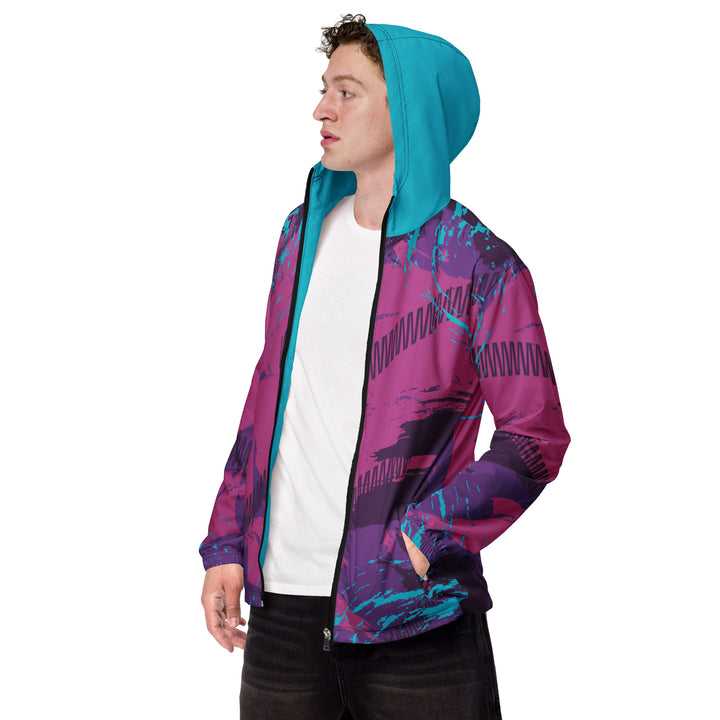 Men’s Windbreaker - Purple-Pink Track