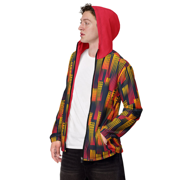 Men’s Windbreaker - Yellow-Red City